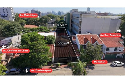 VENDO TERRENO CON CASA EN BO. RECOLETA ASUNCION