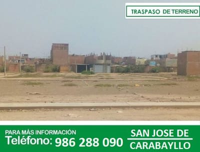 TERRENO EN SAN JOSE DE CARABAYLLO