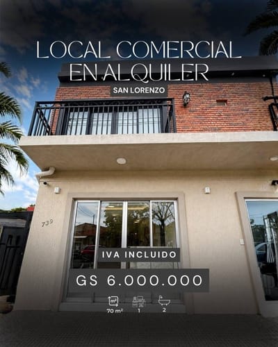 LOCAL COMERCIAL EN ALQUILER