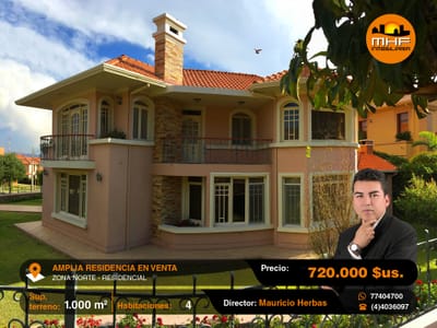 HERMOSA RESIDENCIA ESTILO AMERICANA DENTRO CONDOMINIO ZONA NORTE