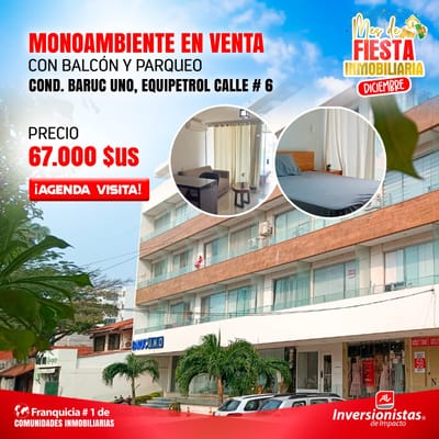 Monoambiente en venta