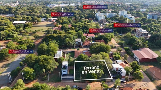 En venta Terreno de 1086 m2 San Lorenzo 
