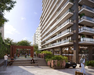 VENTA APARTAMENTO 1 DORM POCITOS EN CONSTRUCCION REF:AM 2128