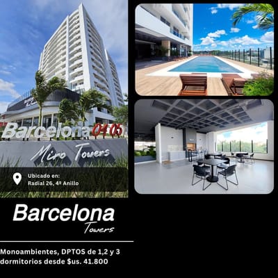 Barcelona 04 Miro Tower Dptos En Venta a ESTRENAR 