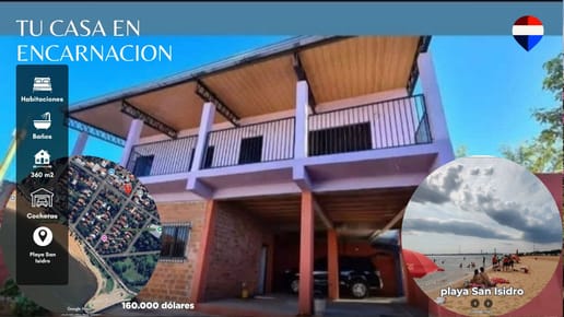 Hermosa casa en venta – Encarnación | Barrio San Isidro
