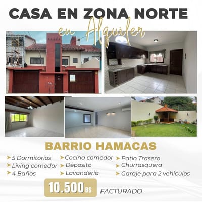 AMPLIA CASA PARA VIVIENDA O  EMPRESAS BARRIO HAMACAS