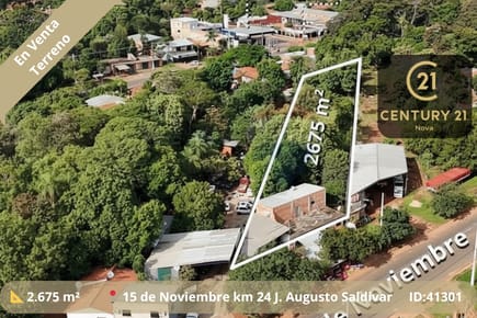 EN VENTA PROPIEDAD MIXTA SOBRE ASFALTO EN J. AUGUSTO SALDÍVAR