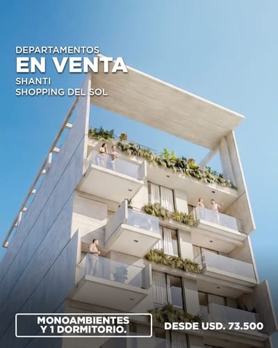 SHANTI DEL SOL A 150 METROS DEL SHOPPING DEL SOL 