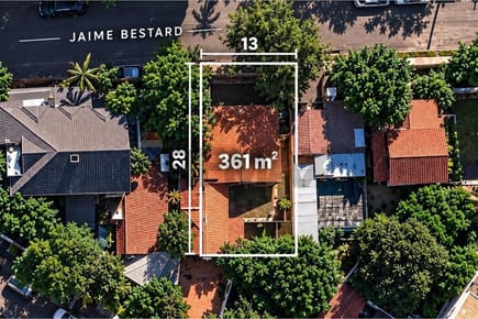 Terreno 13 de frente de 361 m2 Barrio San Jorge