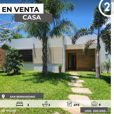 En Venta Casa Amoblada En San Bernardino - Lista Para Disfrutar ☀️