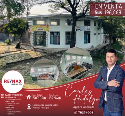 INMUEBLE COMERCIAL EN VENTA MUNICIPIO LA GUARDIA