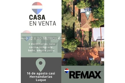 Casa en venta en Luque, hernandarias