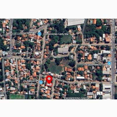 Galpón en esquina sobre Ruta Gral. Aquino | Luque