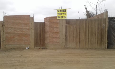OCASIÓN VENDO TERRENO CERCADO EN LURIN