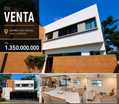 VENDO CASA EN SAN LORENZO 