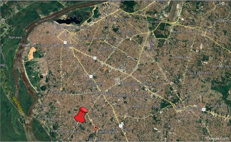 Terreno 2.069 m² zona industrial | Lambaré
