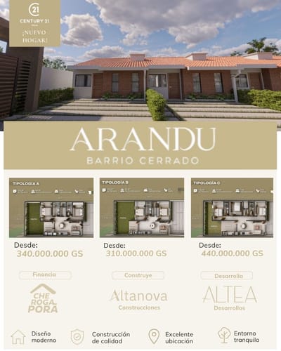 Vendo Casa en Barrio Cerrado Luque