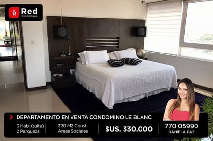 N VENTA EXCLUSIVO DEPARTAMENTO EN CONDOMINO LE BLANC