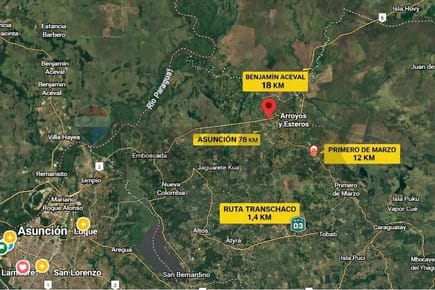 Terreno en Venta en Arroyos y Esteros