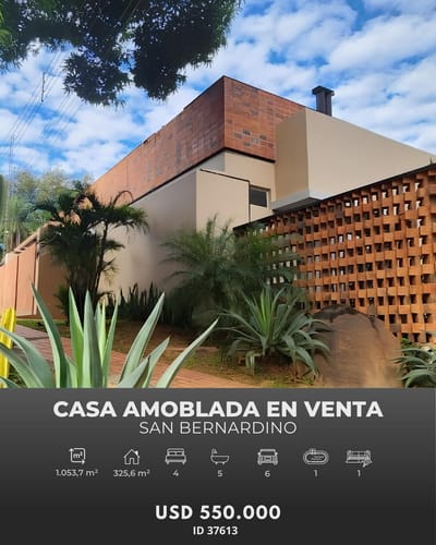 Casa Amoblada En San Bernardino En Venta