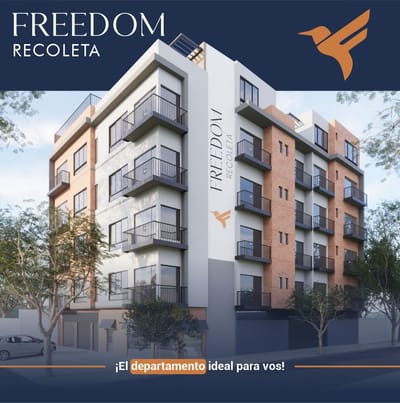 ULTIMAS UNIDADES DISPONIBLES, EDIFICIO FREEDOM RECOLETA - 55.000 USD