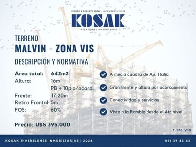 Terreno VIS en Malvin