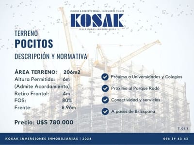 Venta Terreno Corazón De Pocitos