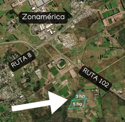 Venta Chacra 5 ha | Zona Aeropuerto Carrasco