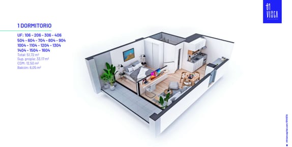 Venta Apartamento A Estrenar 1 dormitorio en La Blanqueada | Fines 2027