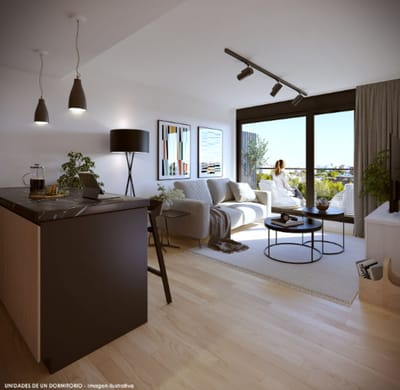 Venta de Apartamento a Estrenar 1Dormitorio en La Blanqueada C-102