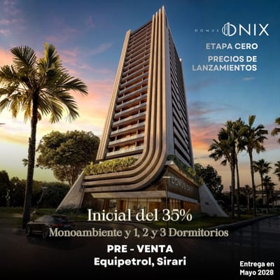 DEPARTAMENTOS EN PRE VENTA DOMUS ONIX