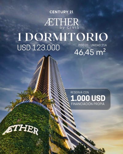 Reventa Depto 1 Dormitorio Piso 21 Edificio Civis Aether Asuncion