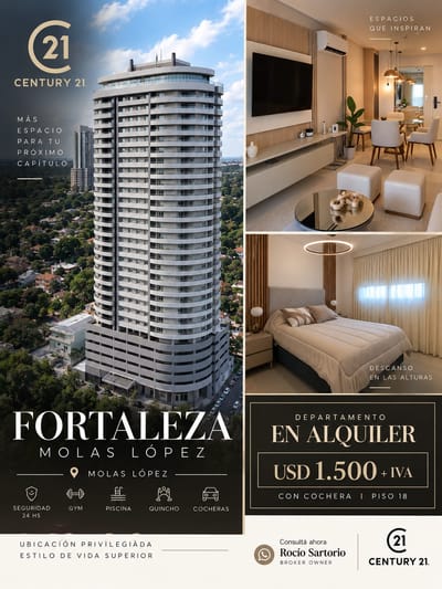 ALQUILER – DEPARTAMENTO COMPLETAMENTE AMOBLADO