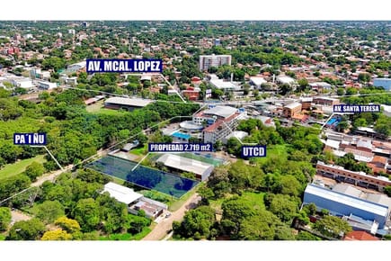 Terreno de 2719 m2 de calle a calle en Zona Norte