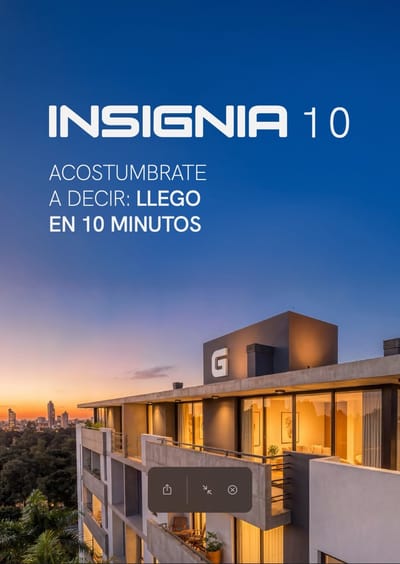 INSIGNIA 10 – 2 DORMITORIOS + COCHERA