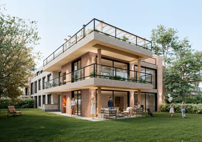 Apartamento De 4 Dormitorios Con Jardín A Dos Cuadras Del Lawn Tennis 