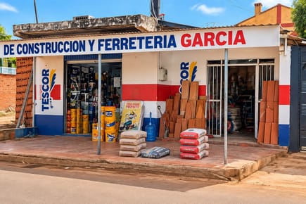 Propiedad Comercial con 2 Salones en Km 7 Acaray.