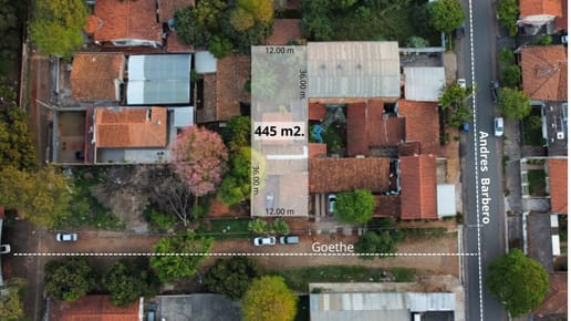 Terreno Con Casa Habitable En San Lorenzo