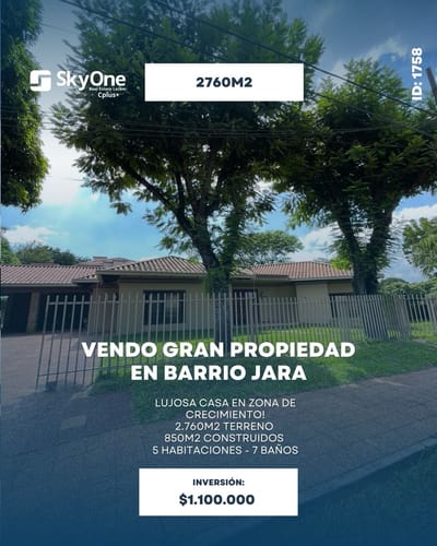 VENDO HERMOSA CASAS EN Bº JARA