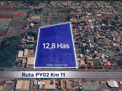 TERRENO DE 12,8 HECTÁREAS EN VENTA CDE KM11
