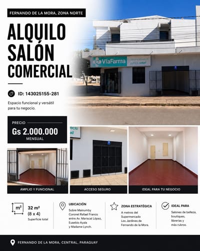 Local Comercial - Alquiler - Fernando De La Mora
