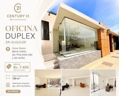 Oficina duplex en alquiler - Barrio Urbari