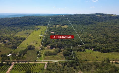 EN VENTA QUINTA DE 15 HAS. C/ RESIDENCIA, PISCINA Y ABUNDANTE VEGETACIÓN