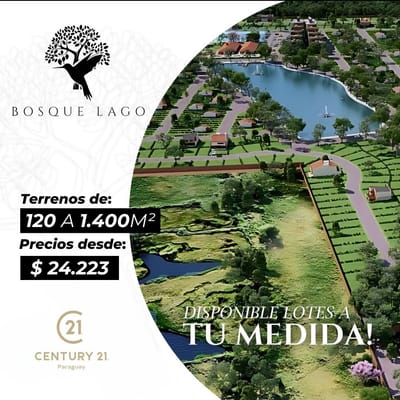 Terrenos en venta en NUEVA ASUNCIÓN. Barrio Cerrado "Bosque Lago"