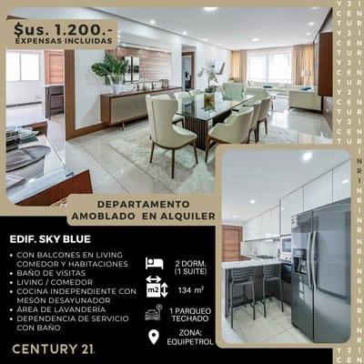DEPARTAMENTO EN ALQUILER