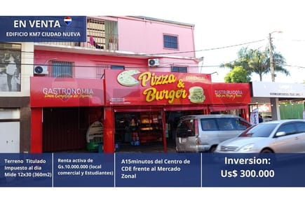 PROPIEDAD COMERCIAL  EN VENTA ZONA KM7 CIUDAD NUEVA
