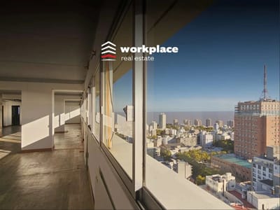 Alquiler - Oficina Centro - Edificio Corporativo Primer Nivel - Vista Panoramica Unica En Montevideo
