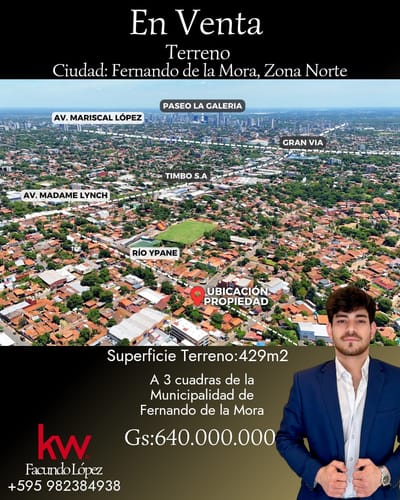 En Venta Terreno - Fndo. Zona Norte