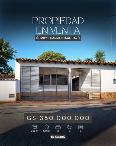 En Venta Casa en Ñemby