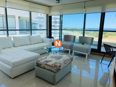 ALQUILER DE TEMPORADA DE APARTAMENTO DE 3 DORMITORIOS EN SUITE FRENTE AL MAR EN EDIFICIO BLUE BIRD
